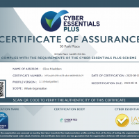 Cyber Essentials Plus Certification 2023