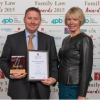 Rhys Taylor named Commentator of the Year 2015 at Family Law Awards